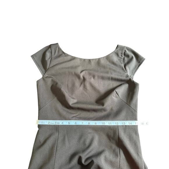 WATTERS Bridesmaid Formal Wedding Black Open Back Parker Maxi Gown Size 12 - Picture 12 of 13